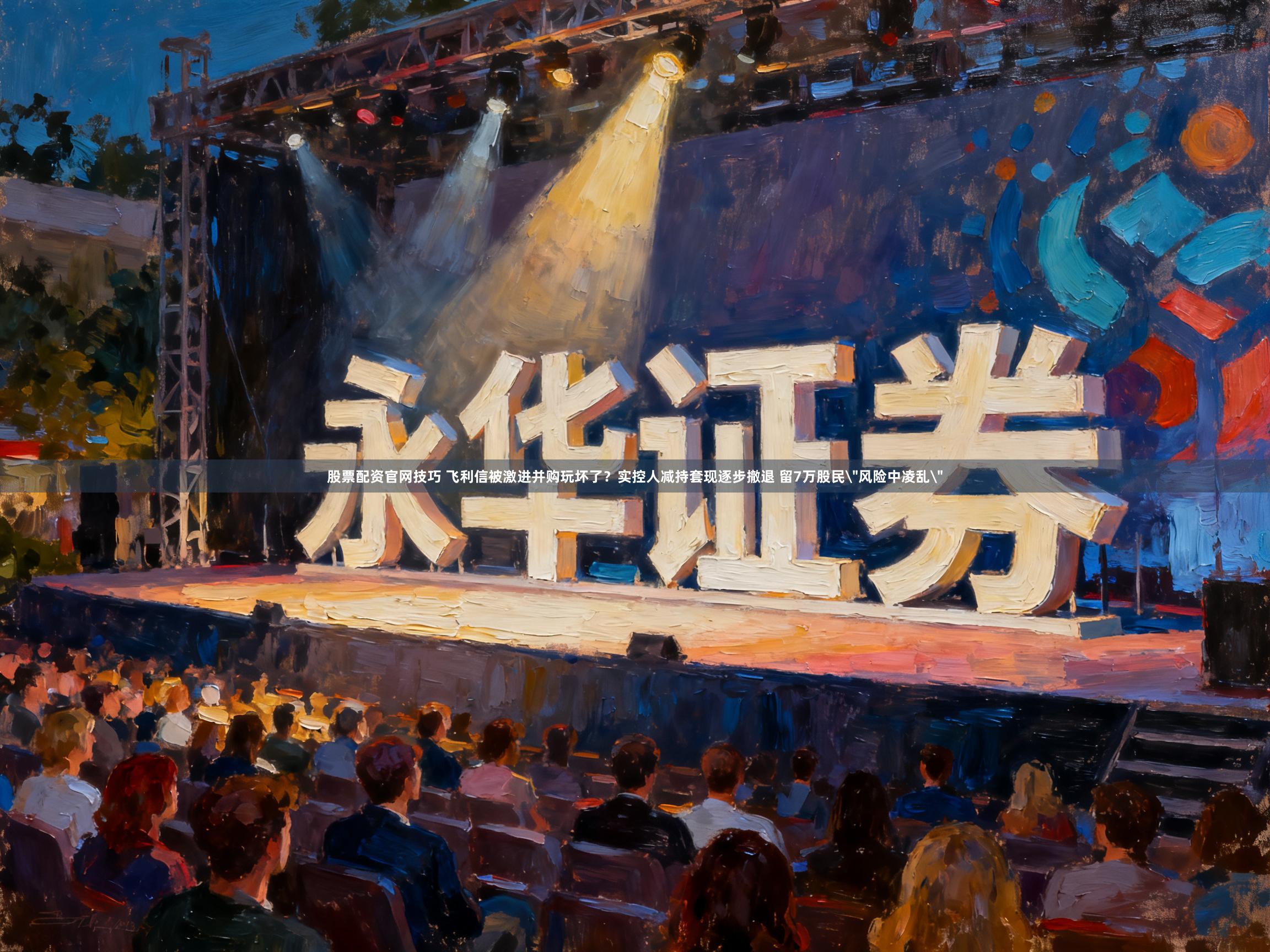 股票配资官网技巧 飞利信被激进并购玩坏了？实控人减持套现逐步撤退 留7万股民＂风险中凌乱＂