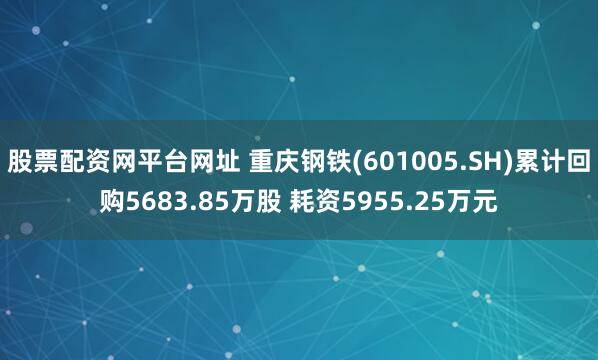 股票配资网平台网址 重庆钢铁(601005.SH)累计回购5683.85万股 耗资5955.25万元